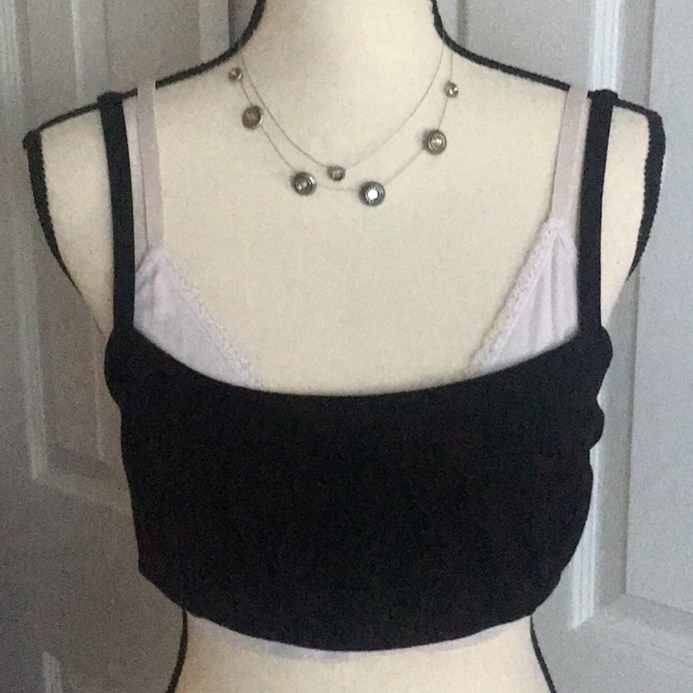 Layering strappy back bralette top y2k
